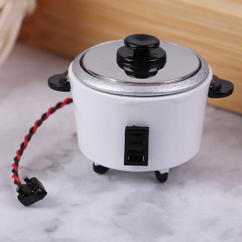 Kitchen Appliances For Gift - نموذج مصغر لطباخ الأرز بمقياس 1/12