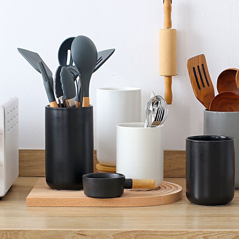 Kitchen Appliances Storage - علبة تخزين السيراميك حامل أدوات المطبخ