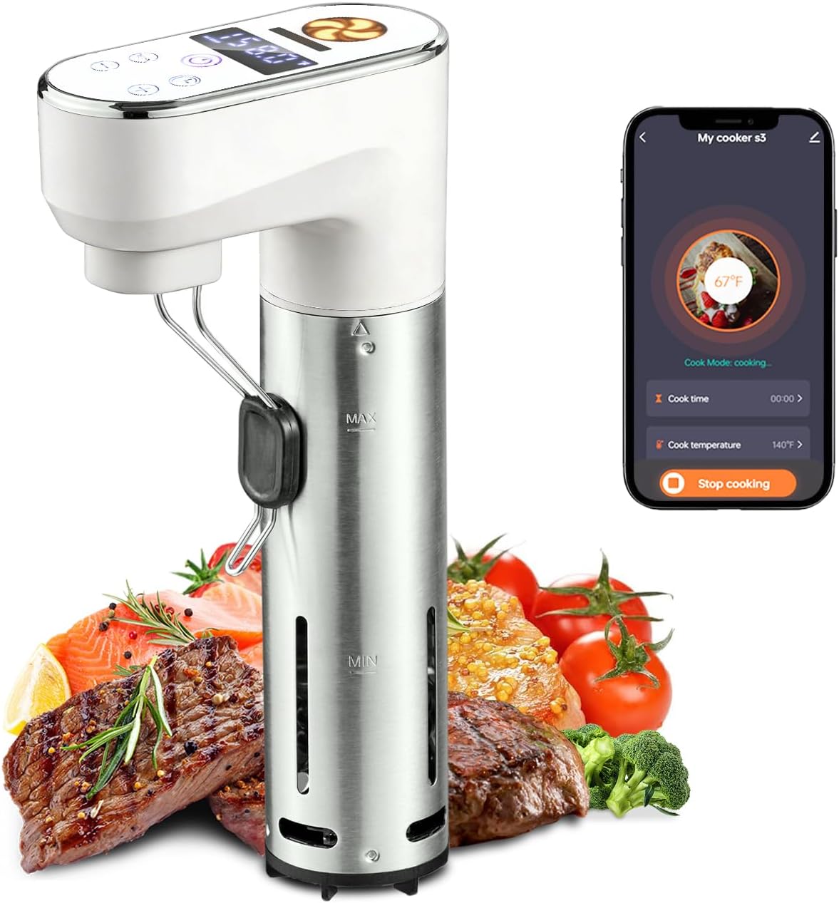 Sous Vide Immersion - جهاز طهي سو فيد ذكي بقوة