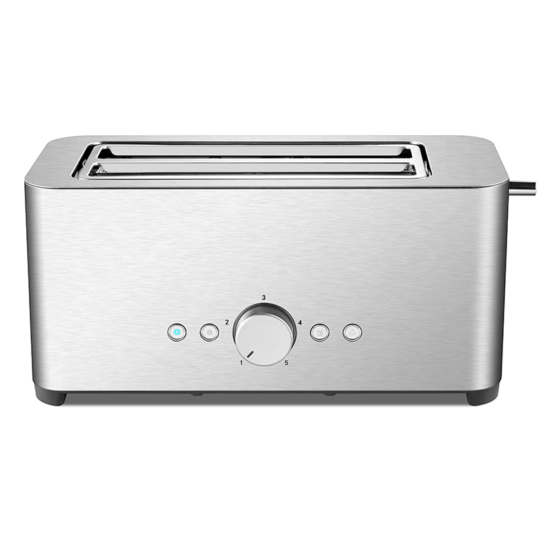 Toaster 4 Slice - محمصة خبز كهربائية أوتوماتيكية من الفولاذ