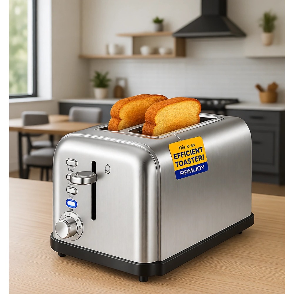 Toaster 4 Slice - محمصة خبز بفتحة واسعة جداً لشريحتين،