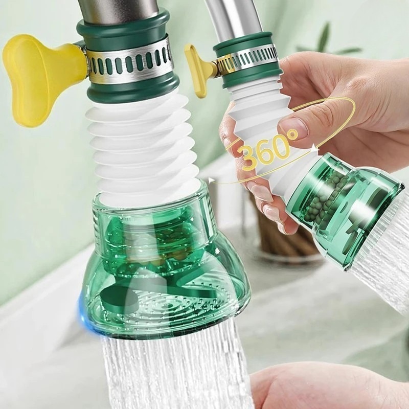 Kitchen Appliances Bundle - فلتر صنبور عالمي قابل للدوران 360