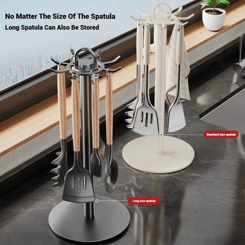 Kitchen Appliances Storage - 360 ° حامل أدوات المطبخ الدوار