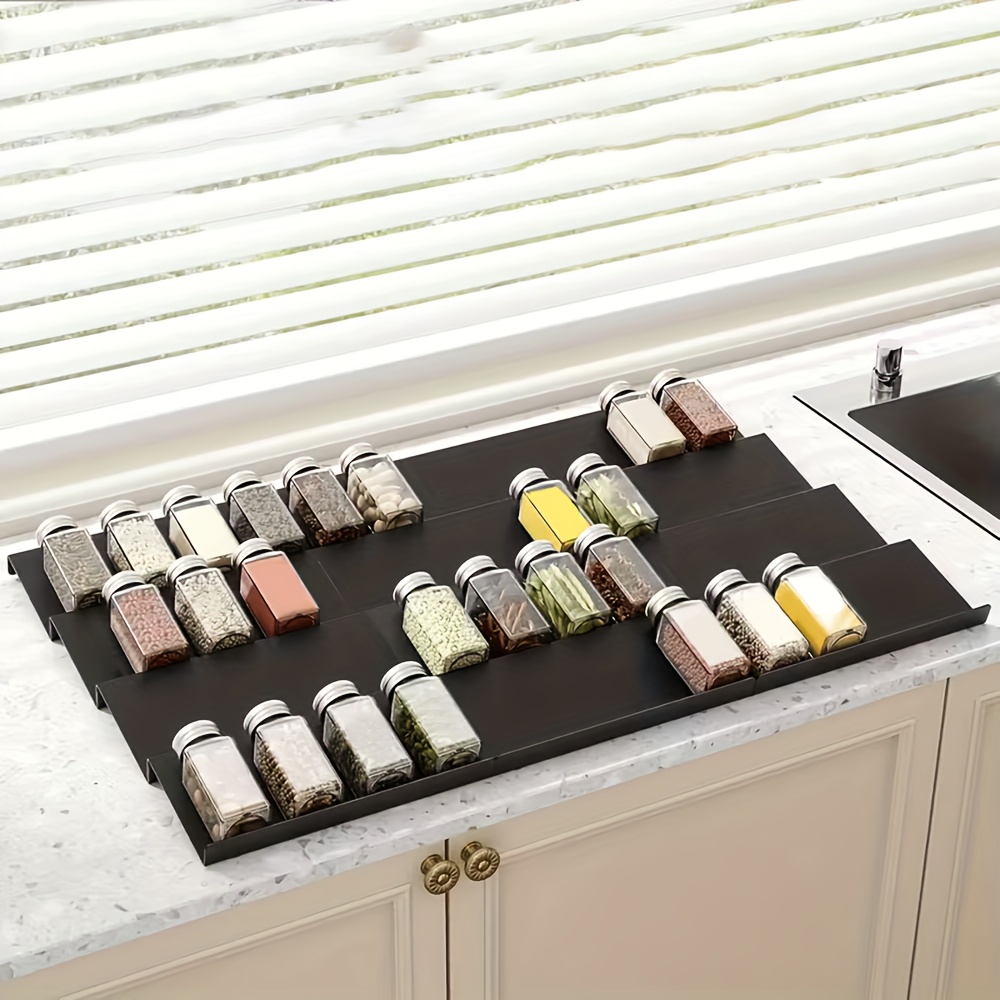 Kitchen Appliances Cabinet - منظم أدراج توابل قابل للتمدد من