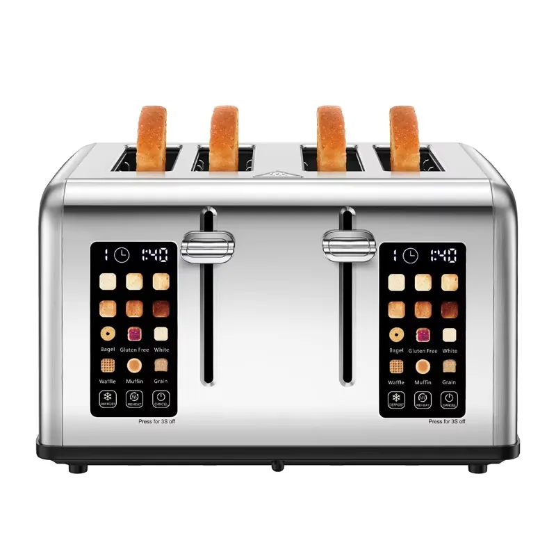 محمصة خبز ذكية بشاشة ملونة تعم - مراجعة Toaster 4 Slice وسعره