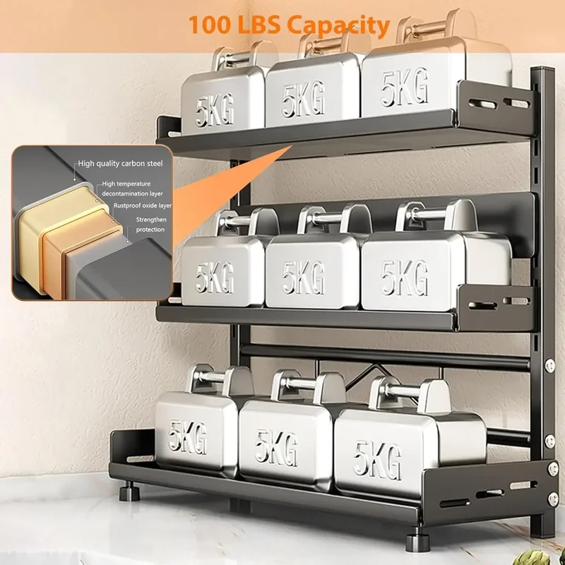 رف تخزين توابل بثلاث طبقات للط - مراجعة Kitchen Appliances Storage وسعره