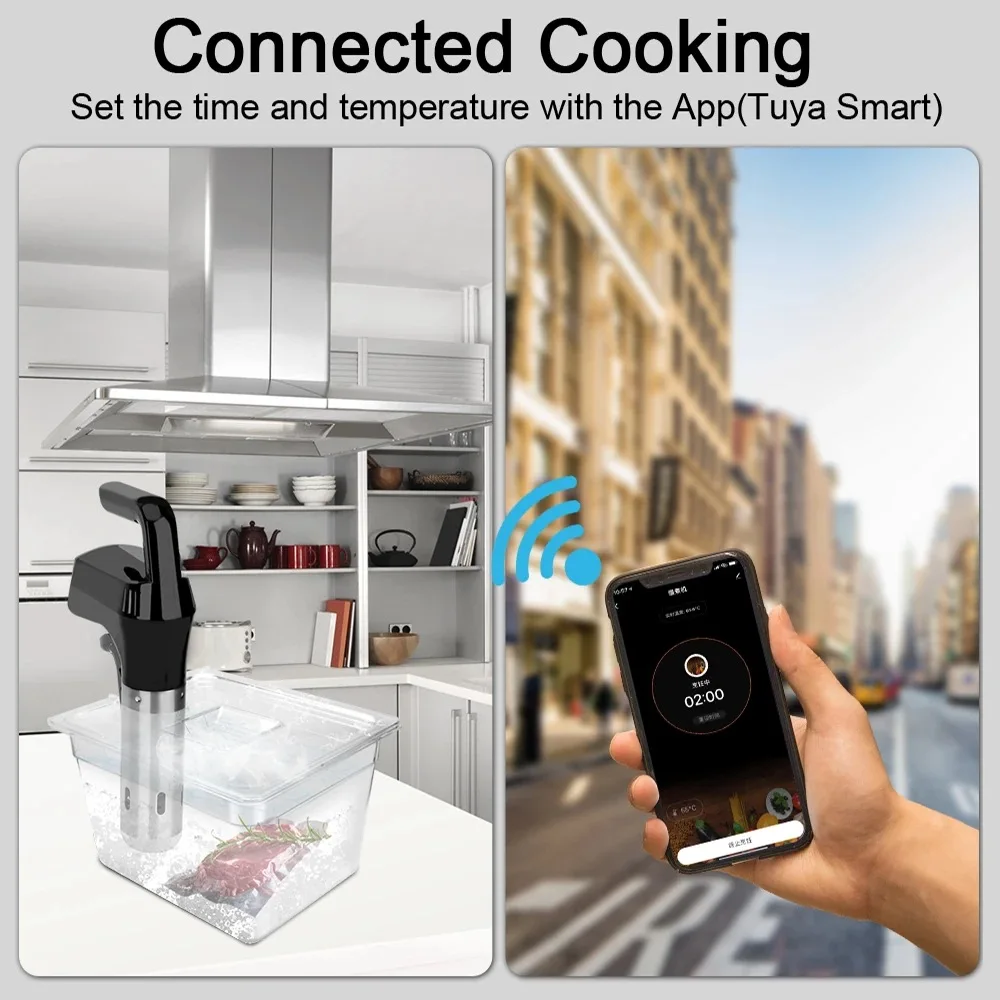 1100 واط فراغ Sous فيديو طباخ  - مراجعة Sous Vide Immersion وسعره