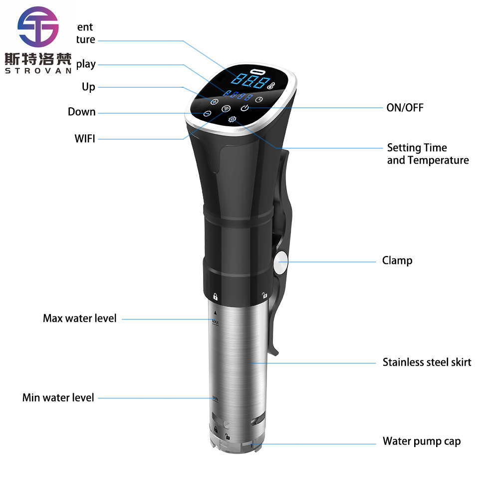 STLF فراغ بطيئة Sous فيديو طبا - مراجعة Sous Vide Immersion وسعره