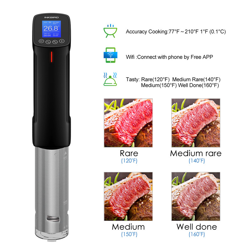 طباخ INKBIRD فراغ Vide مع شاشة - مراجعة Sous Vide Immersion وسعره