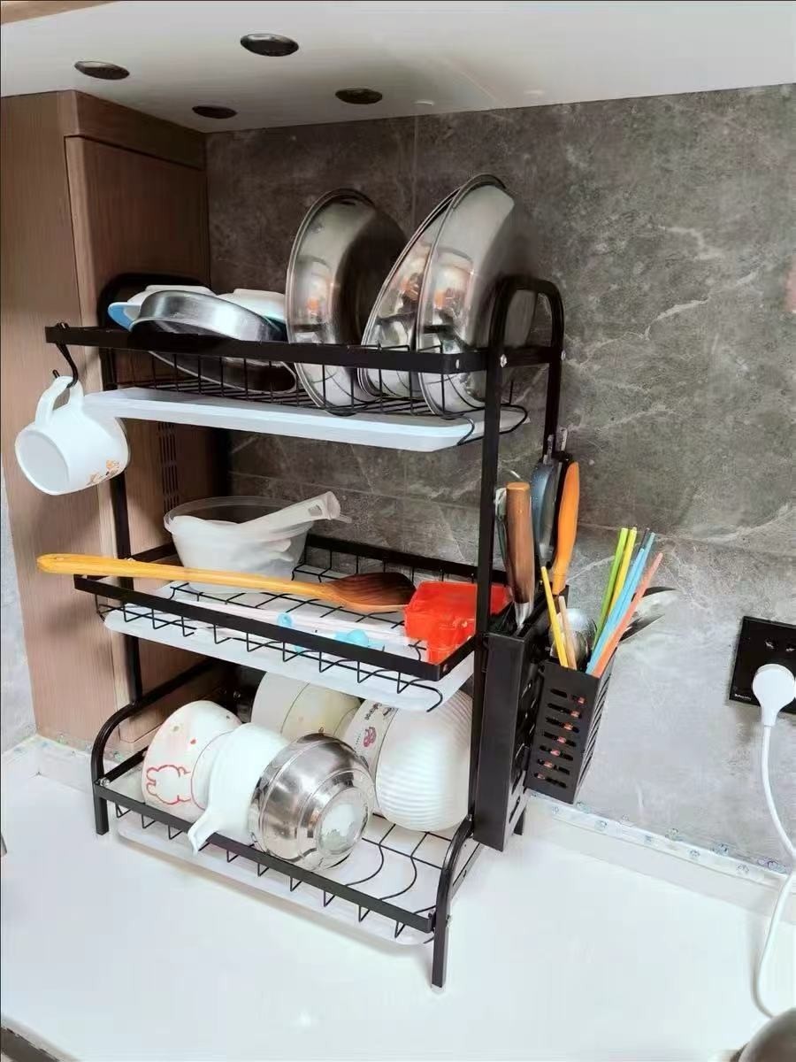 رف أطباق من الفولاذ المقاوم لل - مراجعة Kitchen Appliances Storage وسعره