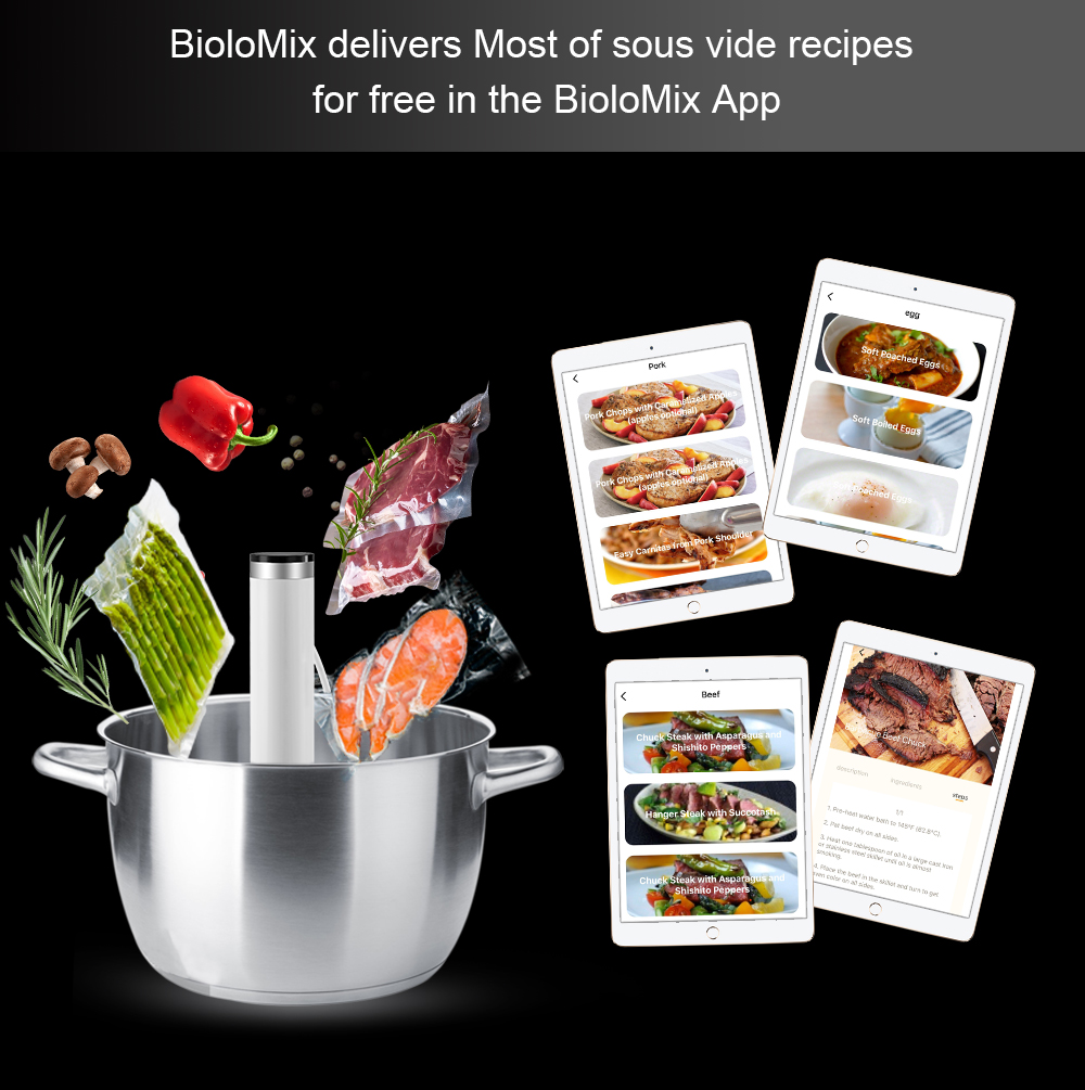 BioloMix 4th الجيل الذكية واي  - مراجعة Sous Vide Immersion وسعره