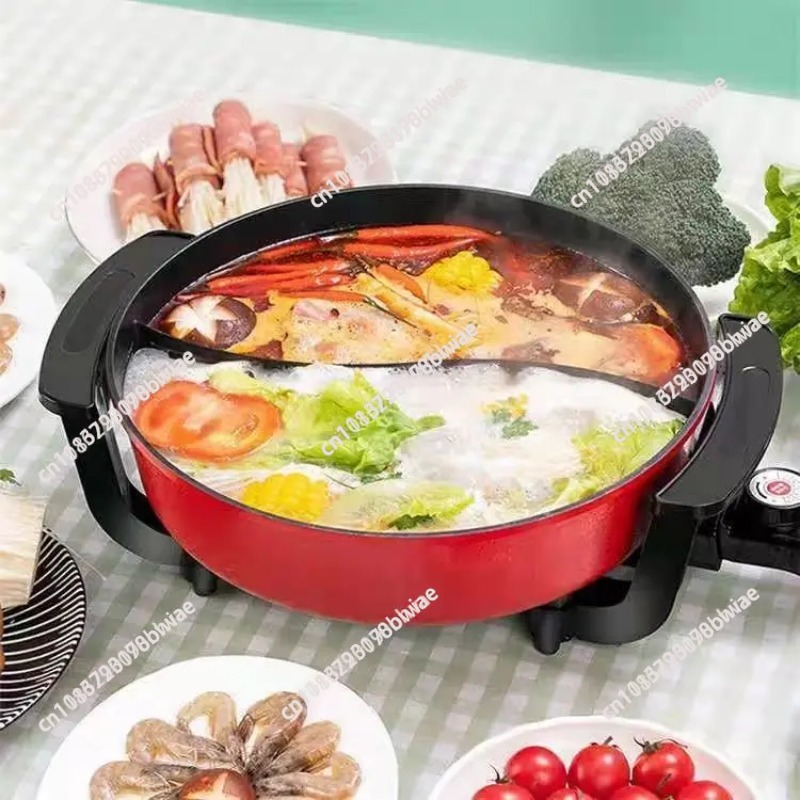 قدر كهربائي غير لاصق سعة 6 لتر - مراجعة Hot Pot Electric وسعره