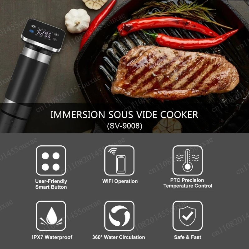 جهاز طهي سو فيد بالواي فاي بقو - مراجعة Sous Vide Immersion وسعره