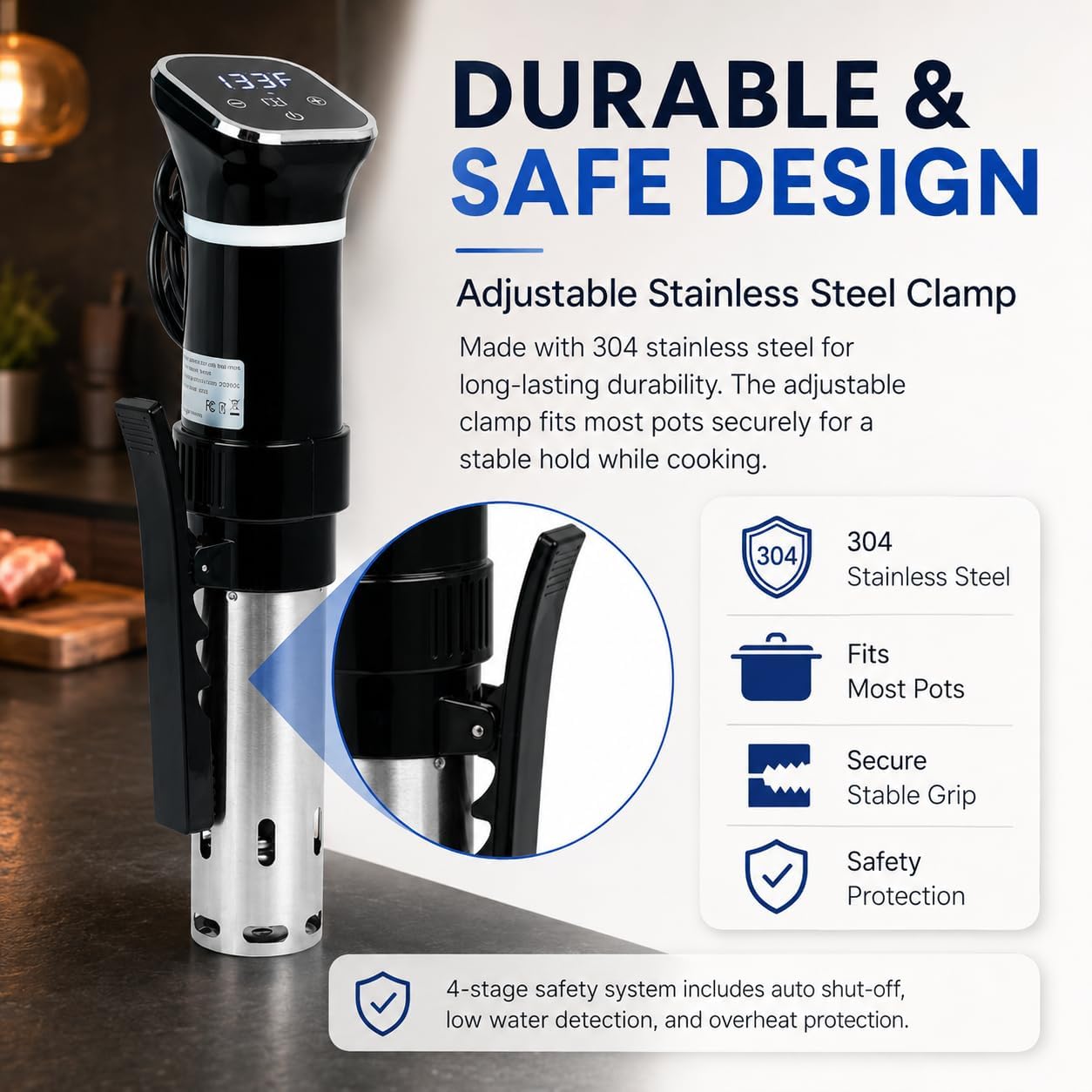 جهاز طهي سو فيد بقوة 1100 واط، - مراجعة Sous Vide Immersion وسعره