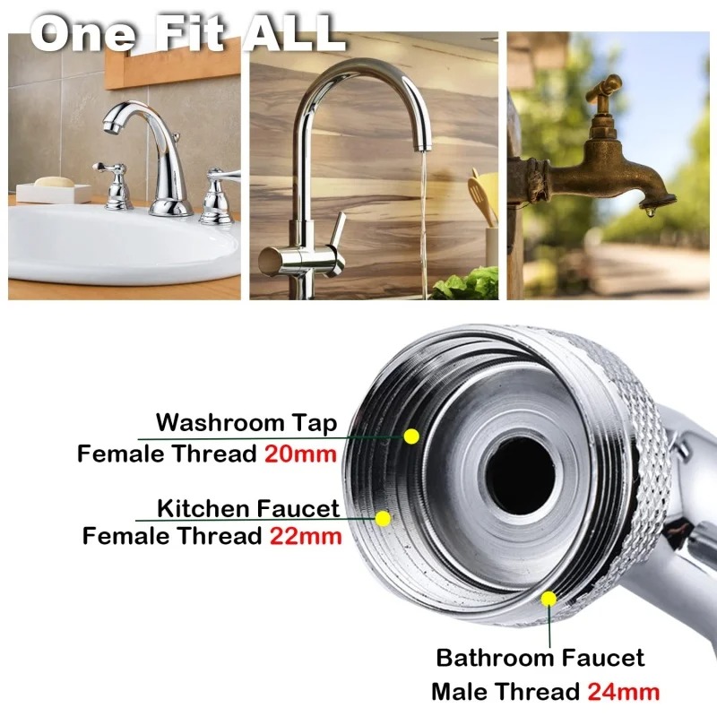 1080 ° صنبور دوار موسع بالوعة  - مراجعة Kitchen Appliances Bundle وسعره