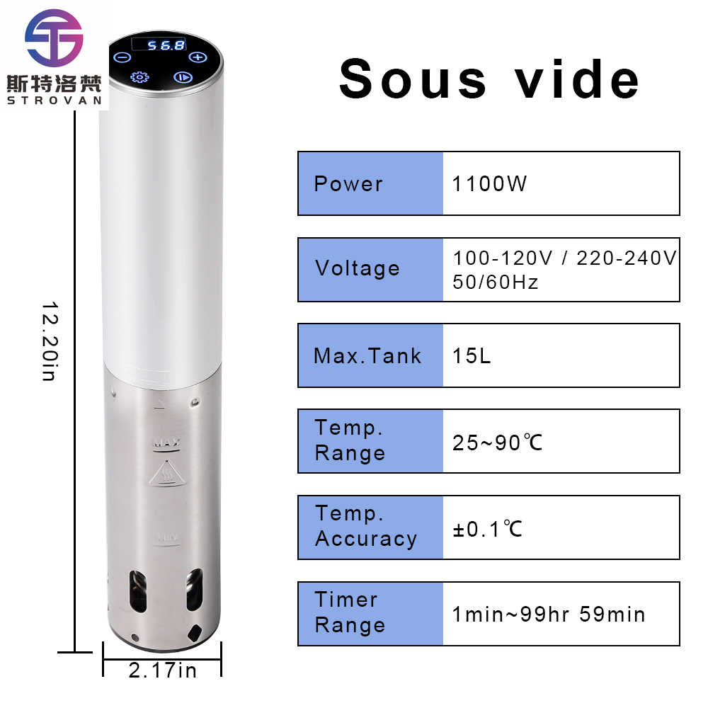 STLF Accu Slim Sous Vide طباخ  - مراجعة Sous Vide Immersion وسعره