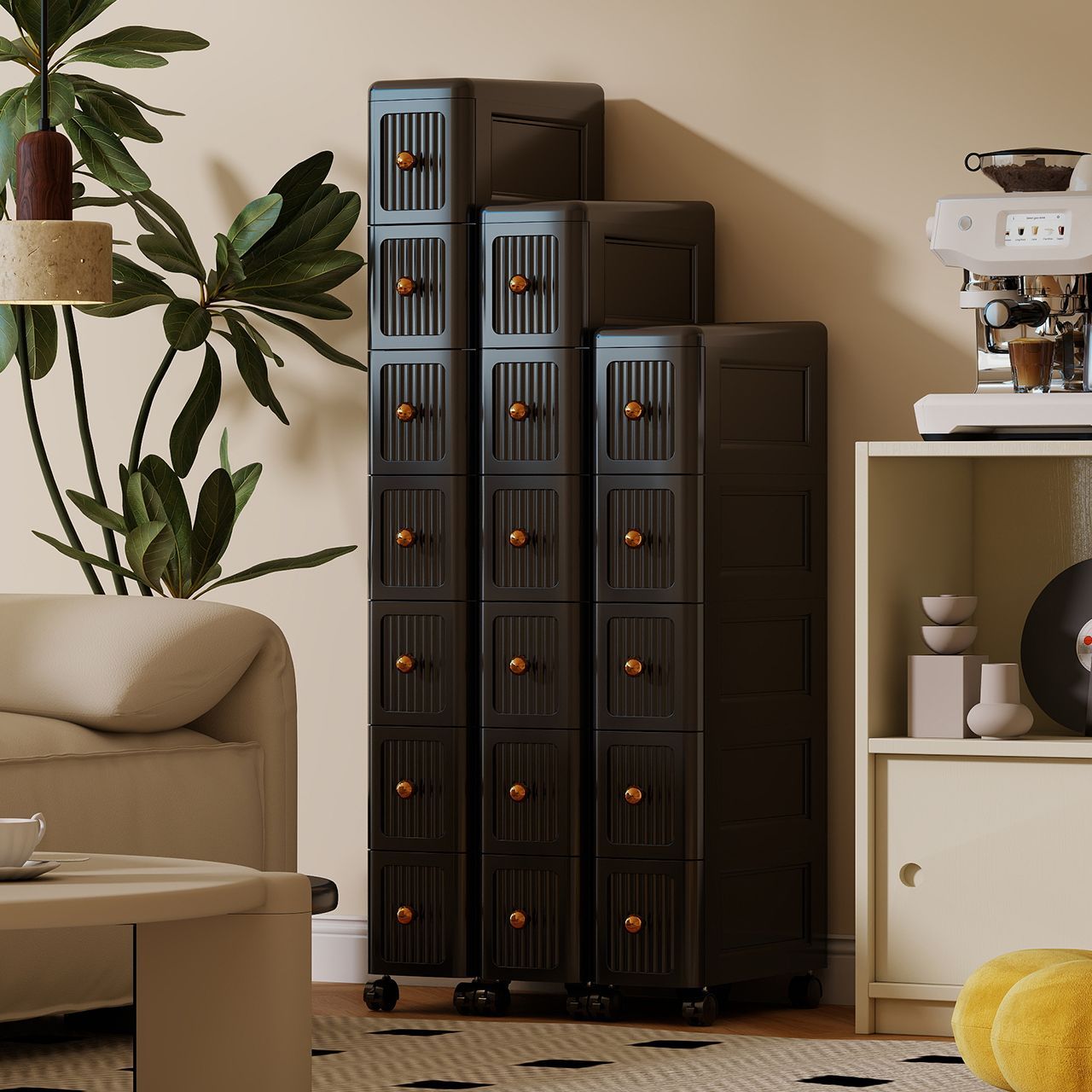 خزانة تخزين ضيقة بعرض 15 سم -  - مراجعة Kitchen Appliances Cabinet وسعره