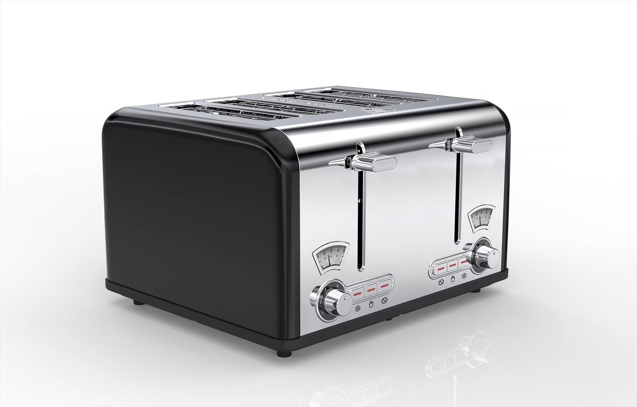 محمصة خبز كهربائية بفتحات عريض - مراجعة Toaster 4 Slice وسعره