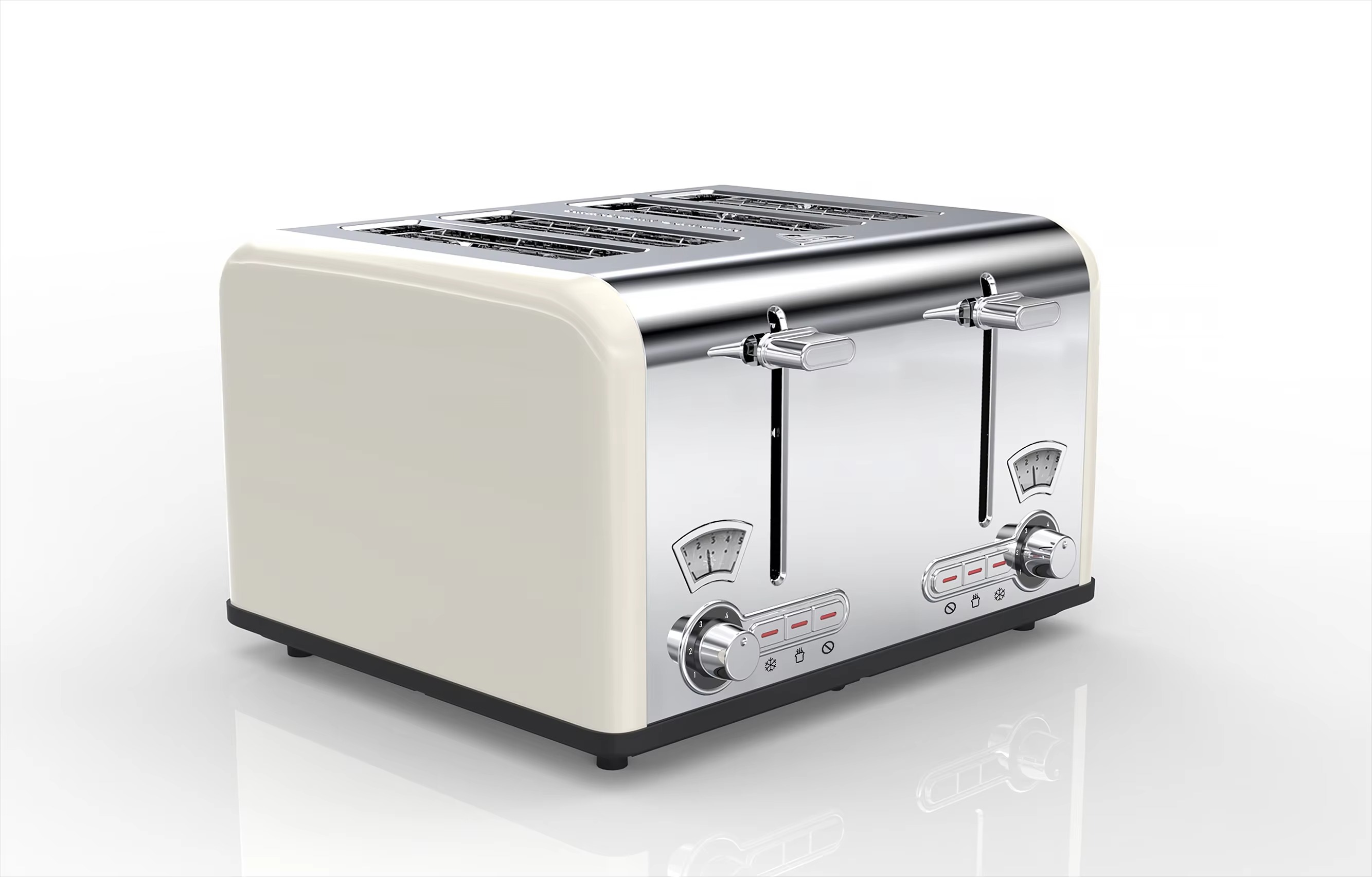محمصة خبز كهربائية بفتحات عريض - مراجعة Toaster 4 Slice وسعره