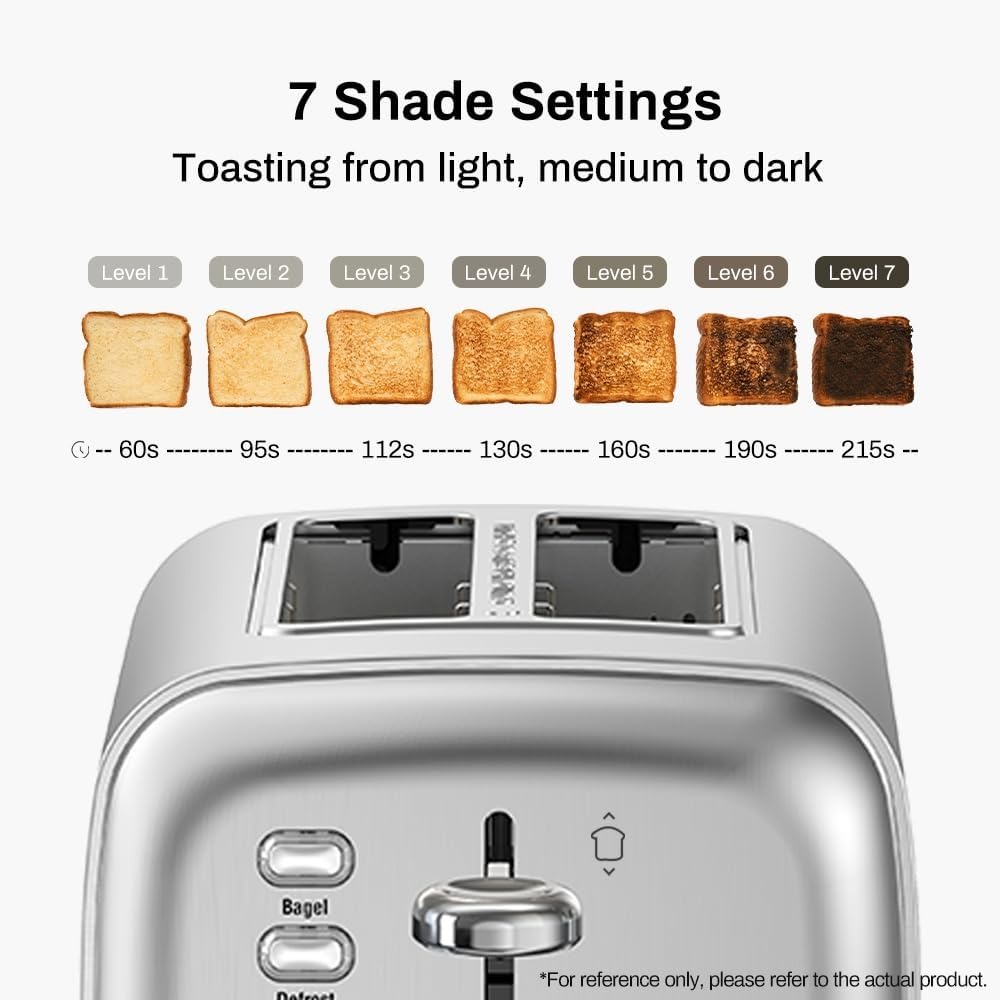محمصة خبز بفتحة واسعة جداً لشر - مراجعة Toaster 4 Slice وسعره