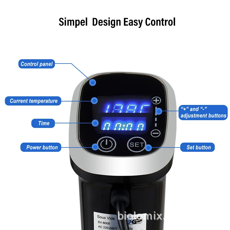IPX7 مقاوم للماء Sous Vide طبا - مراجعة Sous Vide Immersion وسعره