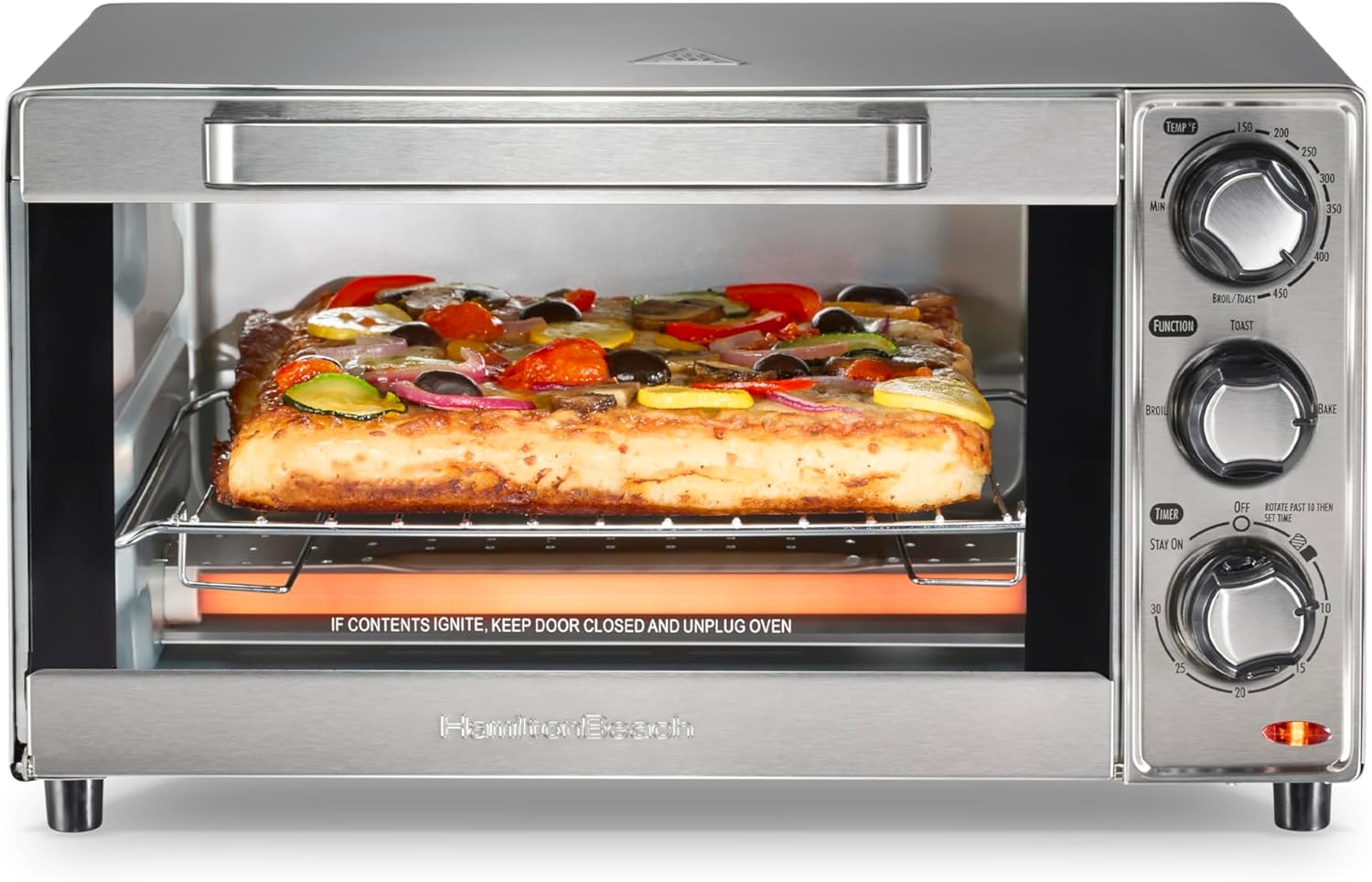 فرن توستر كبير من الفولاذ المق - مراجعة Toaster 4 Slice وسعره
