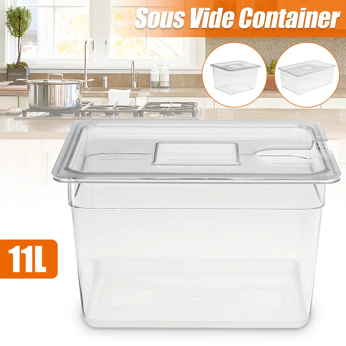 6L 11L Sous Vide حاوية خزان ال - مراجعة Sous Vide Immersion وسعره