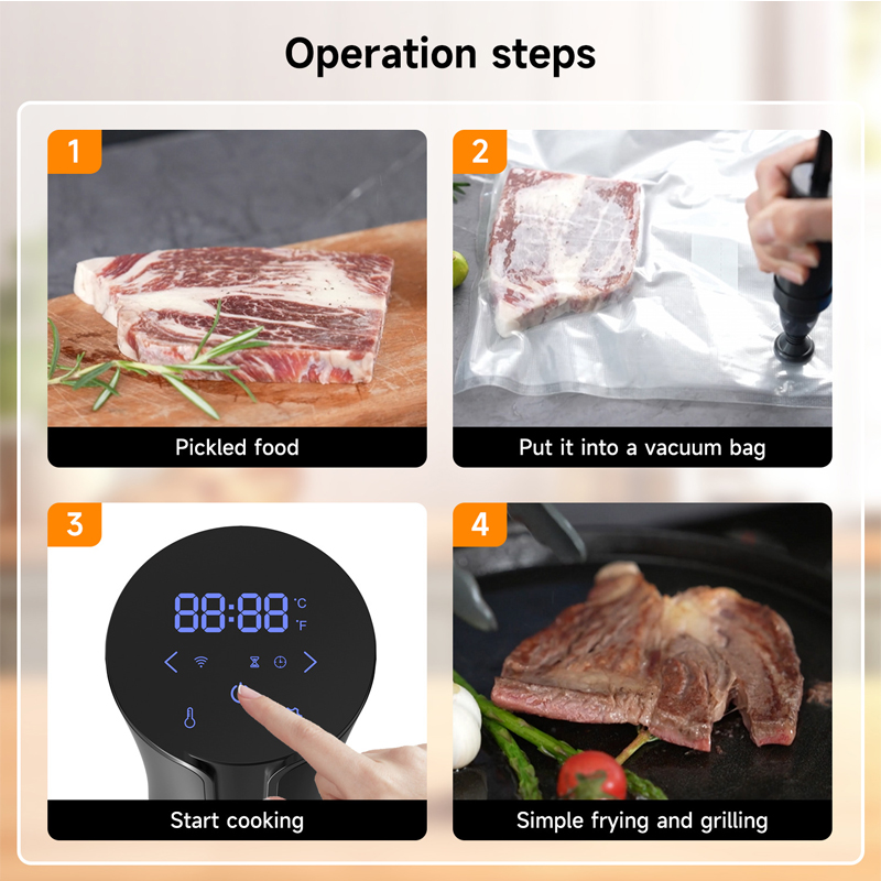 جهاز توزيع الغمر بدقة 1100 وات - مراجعة Sous Vide Immersion وسعره