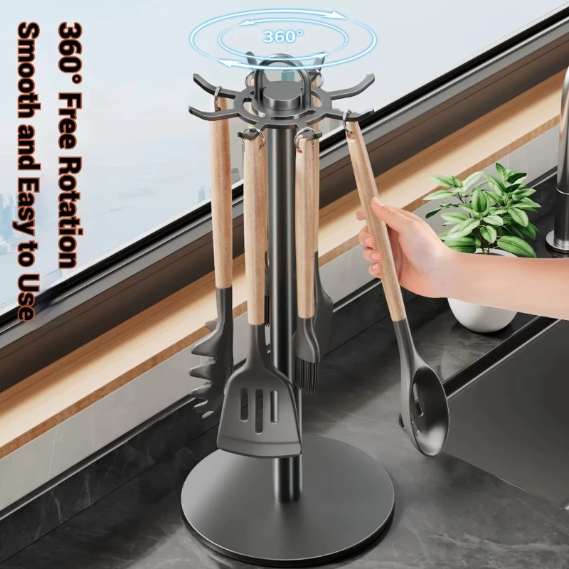360 °   حامل أدوات المطبخ الدو - مراجعة Kitchen Appliances Storage وسعره