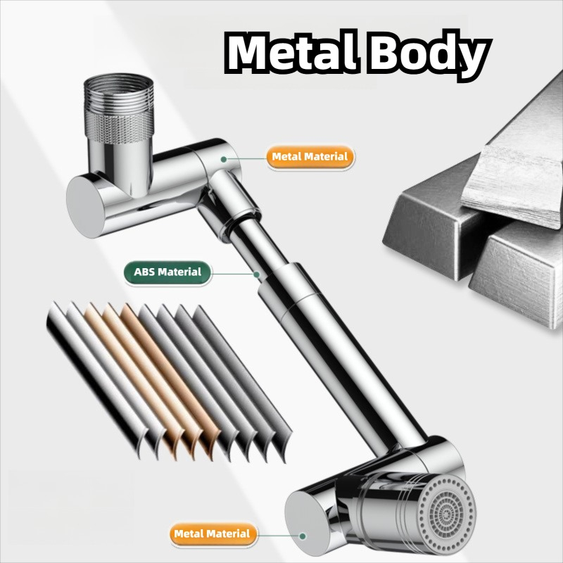 1440 °   صنبور معدني دوار قابل - مراجعة Kitchen Appliances Bundle وسعره